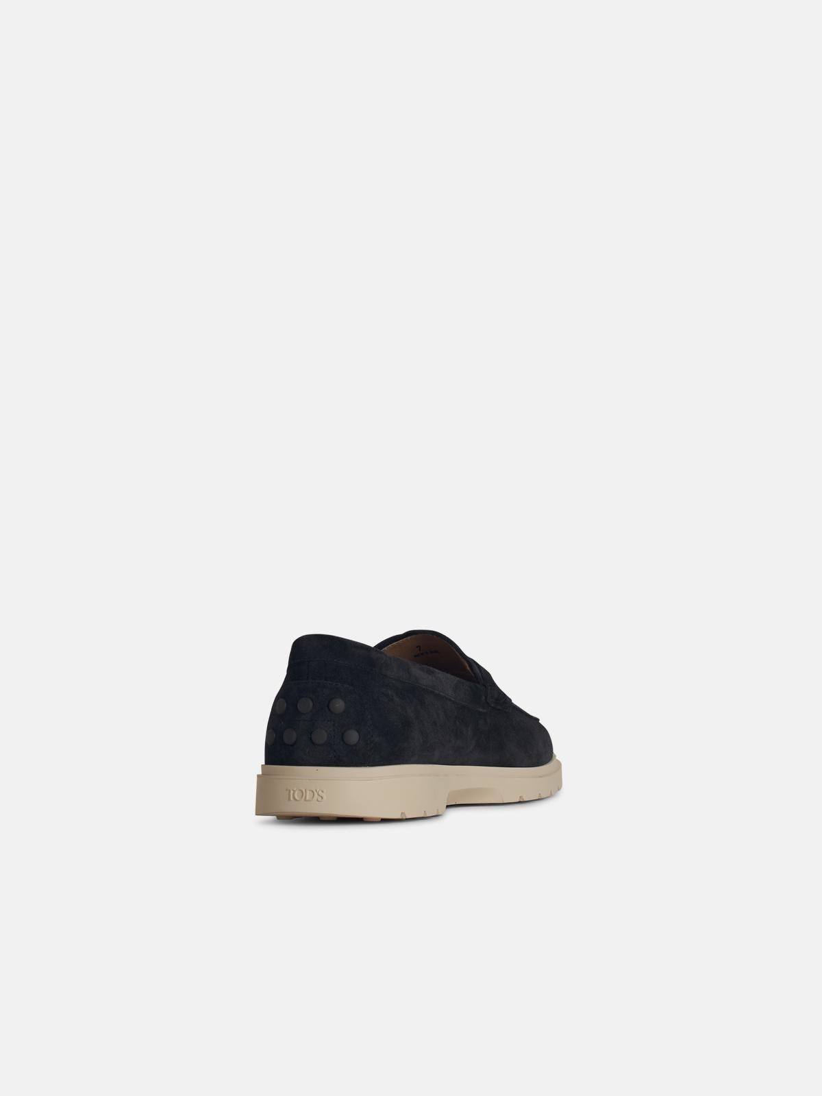 BLUE SUEDE LOAFERS - 3