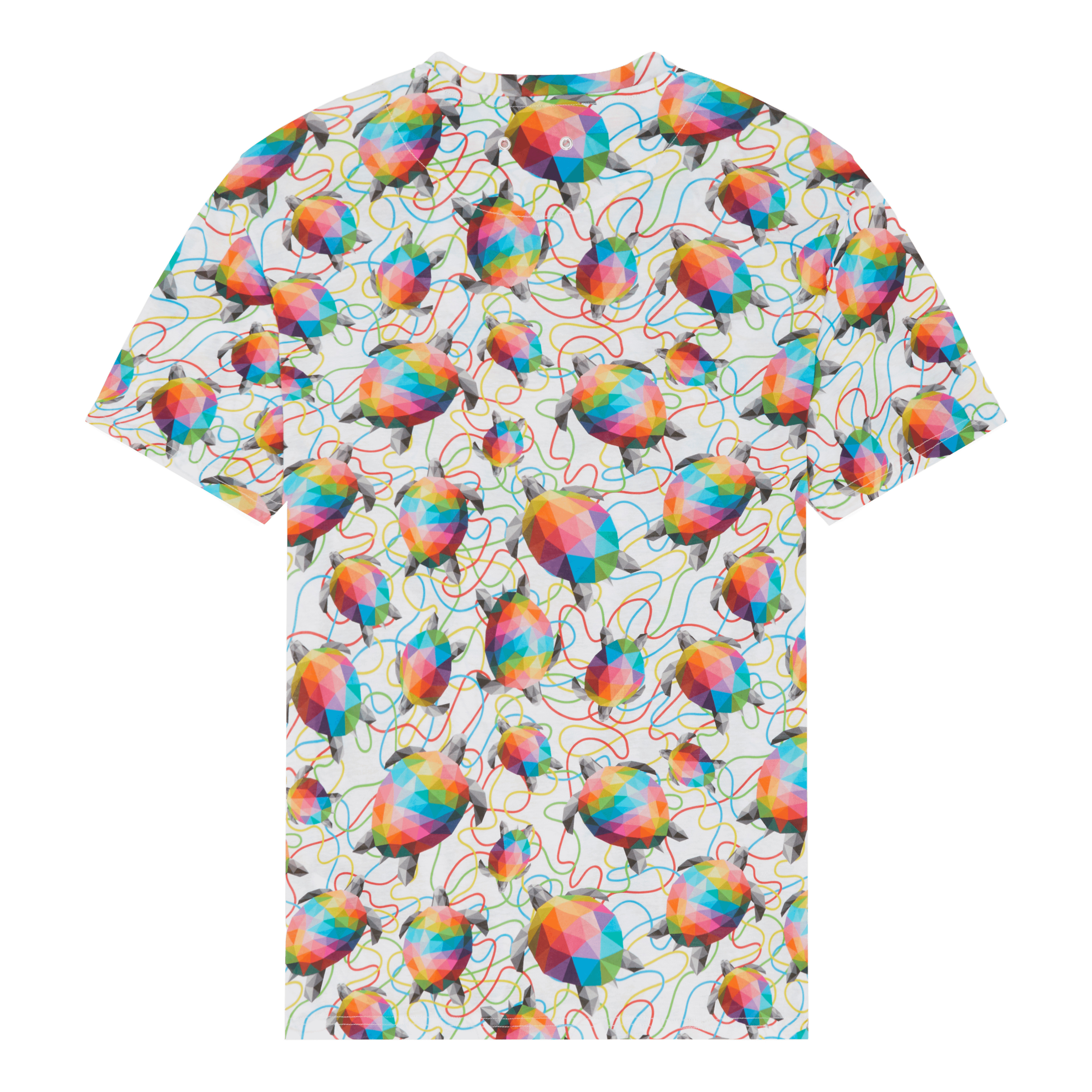 Men Organic Cotton T-Shirt Tortugas - Vilebrequin x Okuda San Miguel - 2