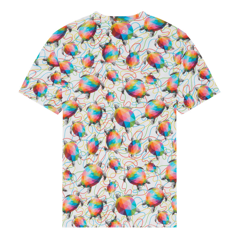 Men Organic Cotton T-Shirt Tortugas - Vilebrequin x Okuda San Miguel 2