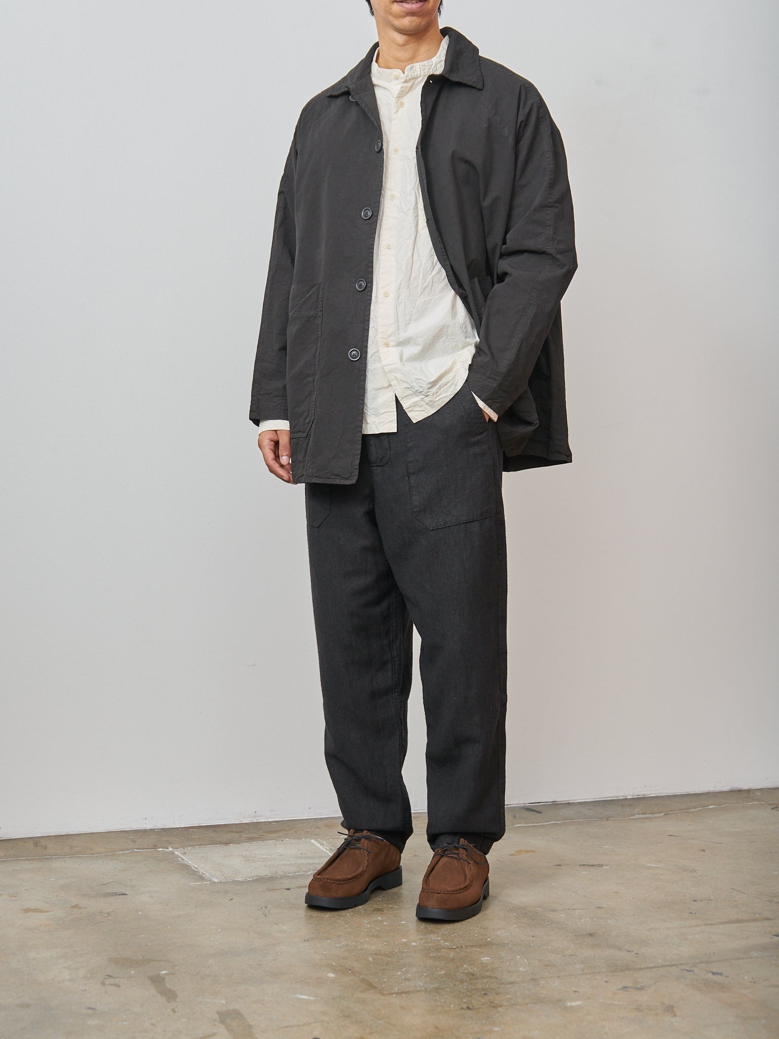 H Work Coat - Black - 2