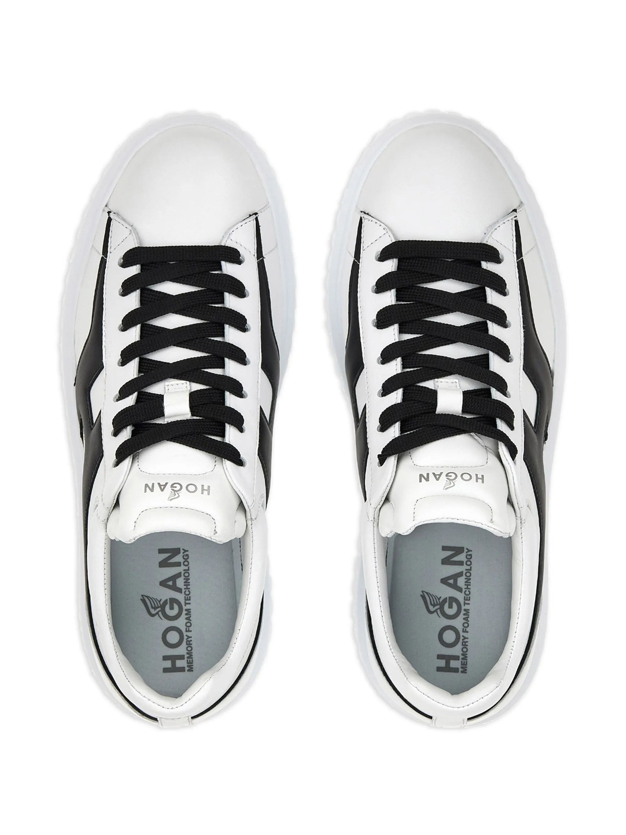Hogan H-Stripes Leather Sneakers - 3