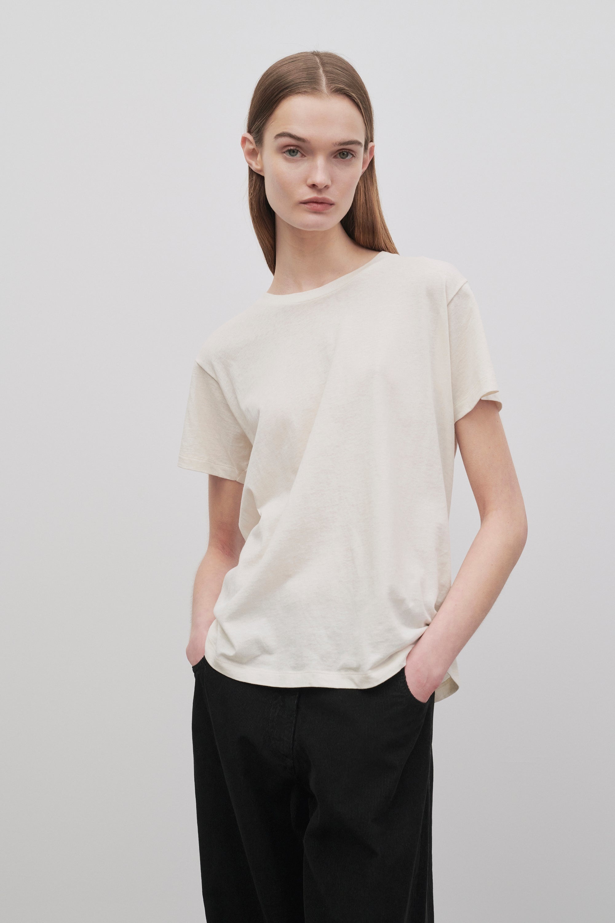 Fayola Top in Cotton and Cashmere - 3