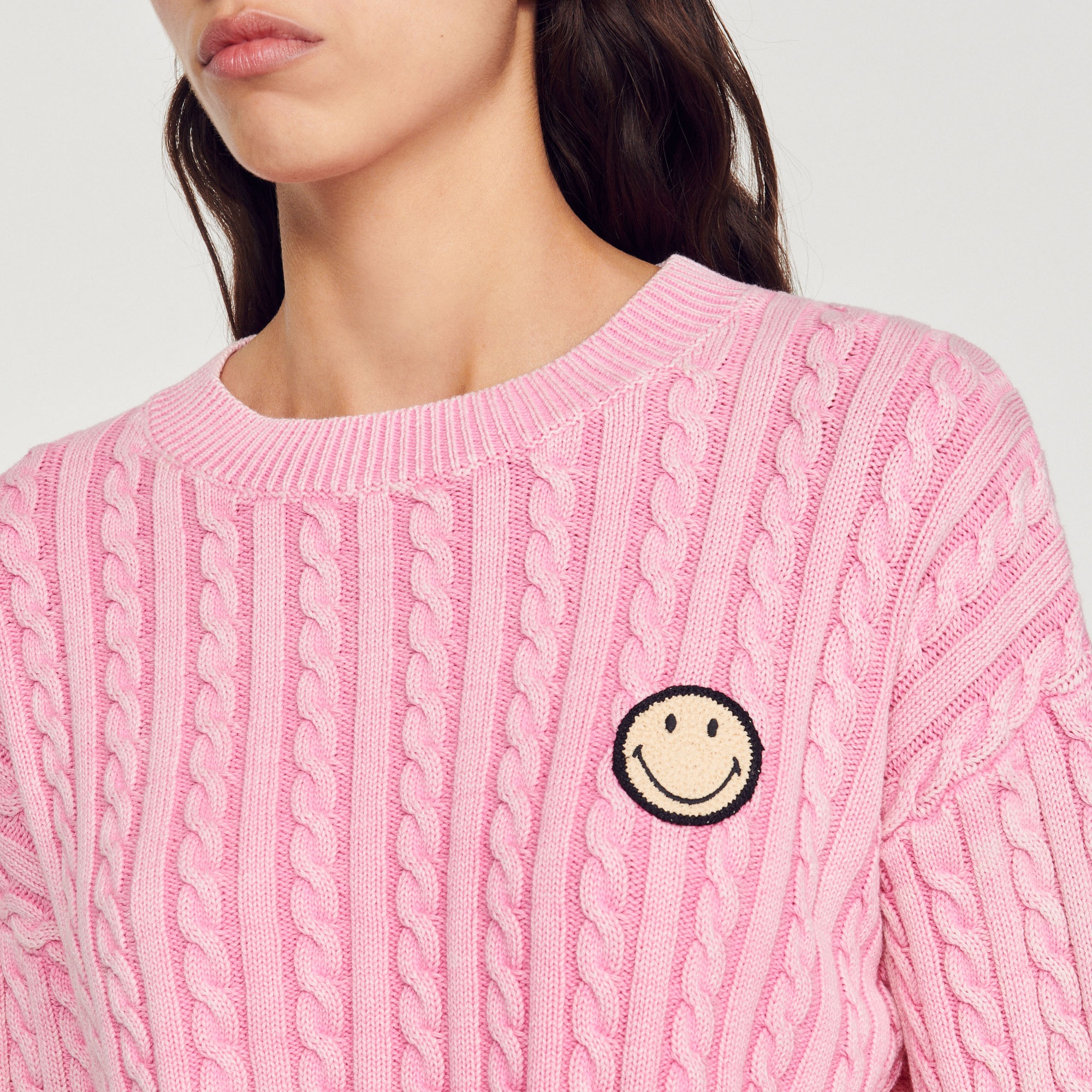 Cropped Smiley© sweater - 4