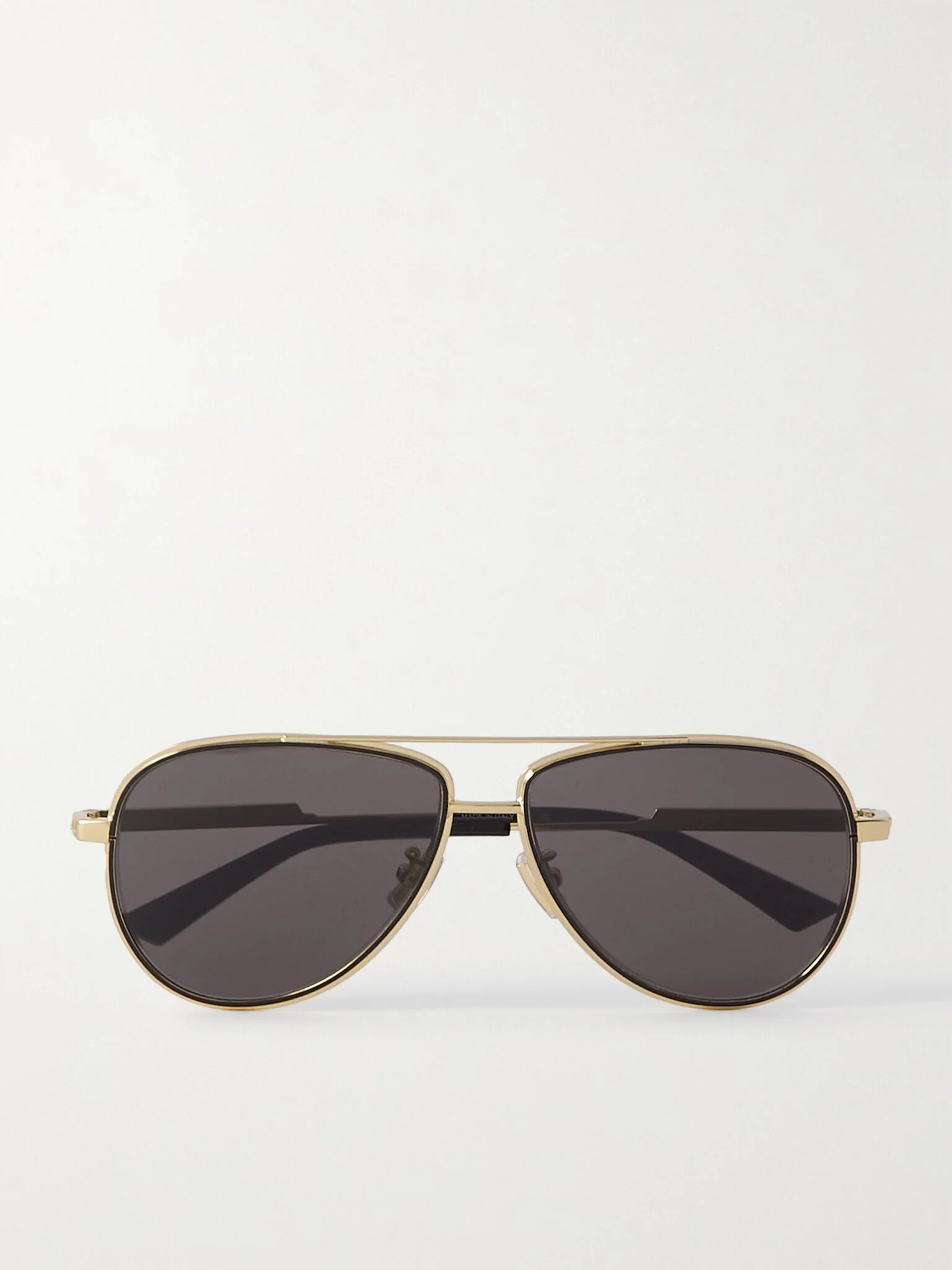 Aviator-style gold-tone sunglasses Gold - 1