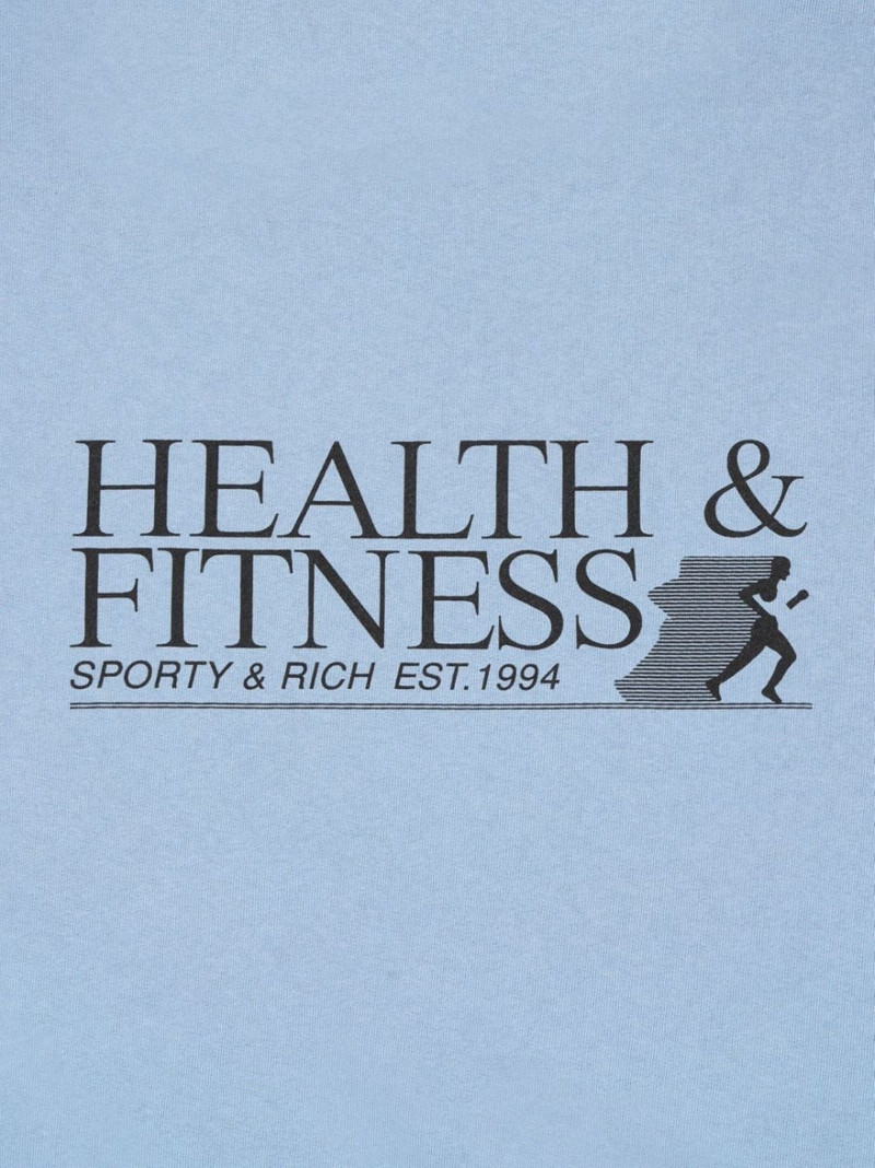 Sporty & Rich Health & Fitness logo-print sweatshirt outlook