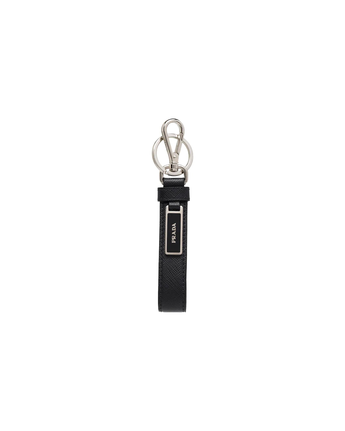 Saffiano Leather Keychain - 1