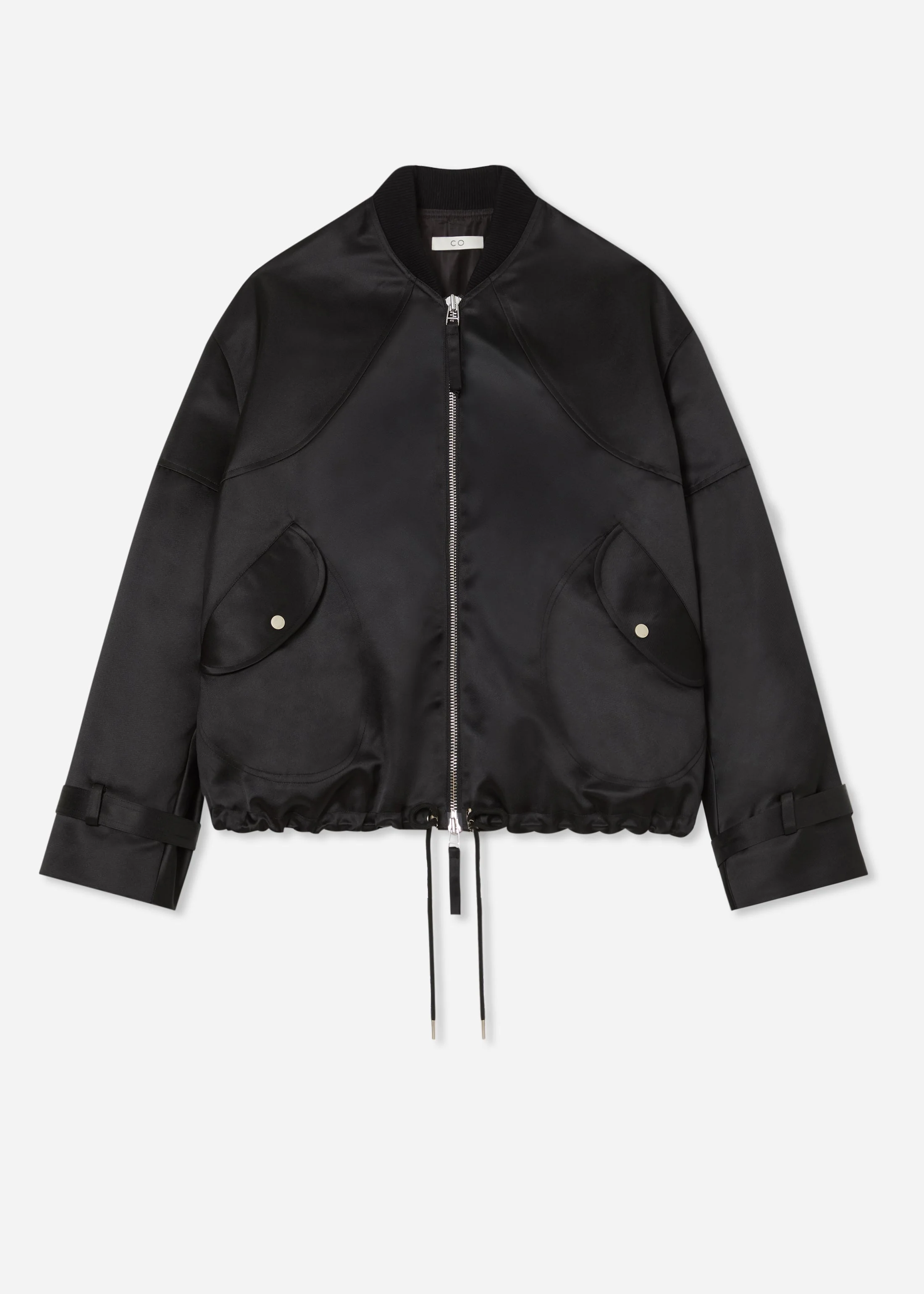 Sports Bomber in Duchess Satin - 1