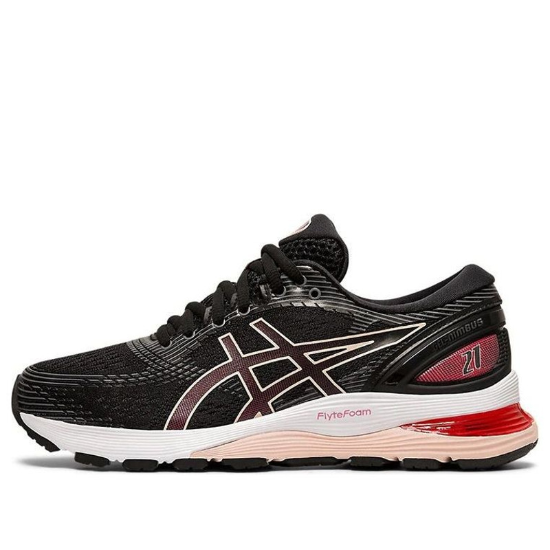 (WMNS) ASICS Gel Nimbus 21 'Black Laser Pink' 1012A156-002 - 1