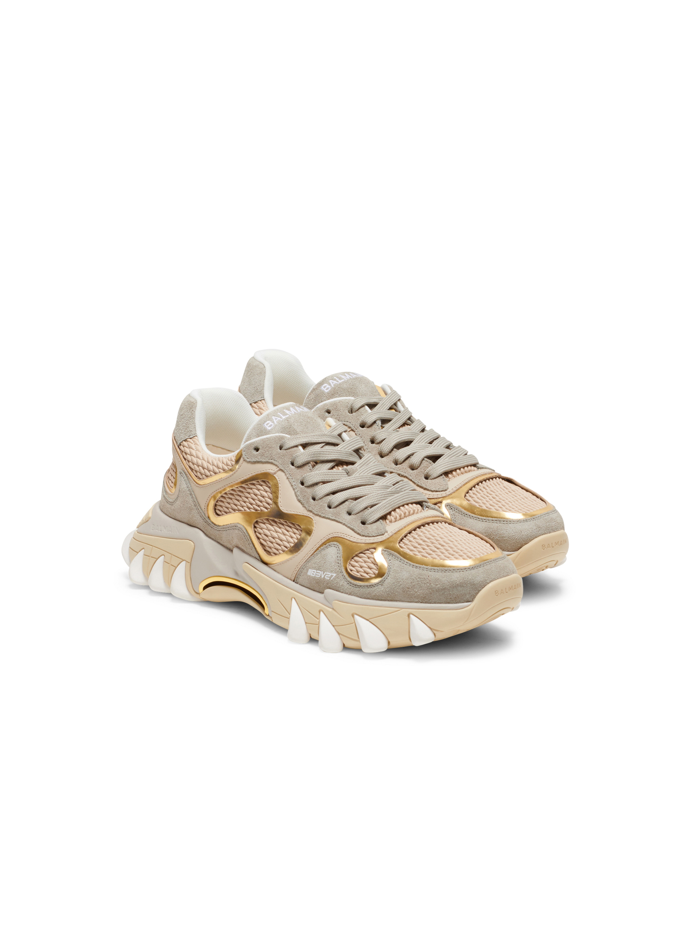 B-East sneakers in leather, suede and mesh - 2