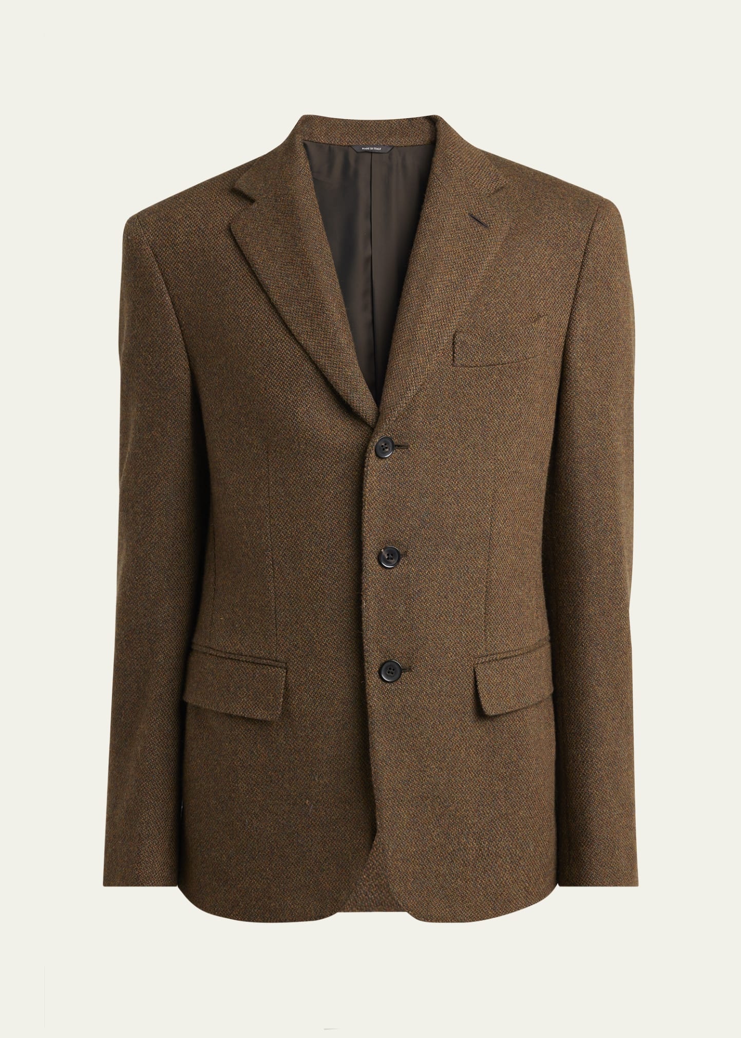 Men's Torino Single-Breasted Cashmere Jacket - 1