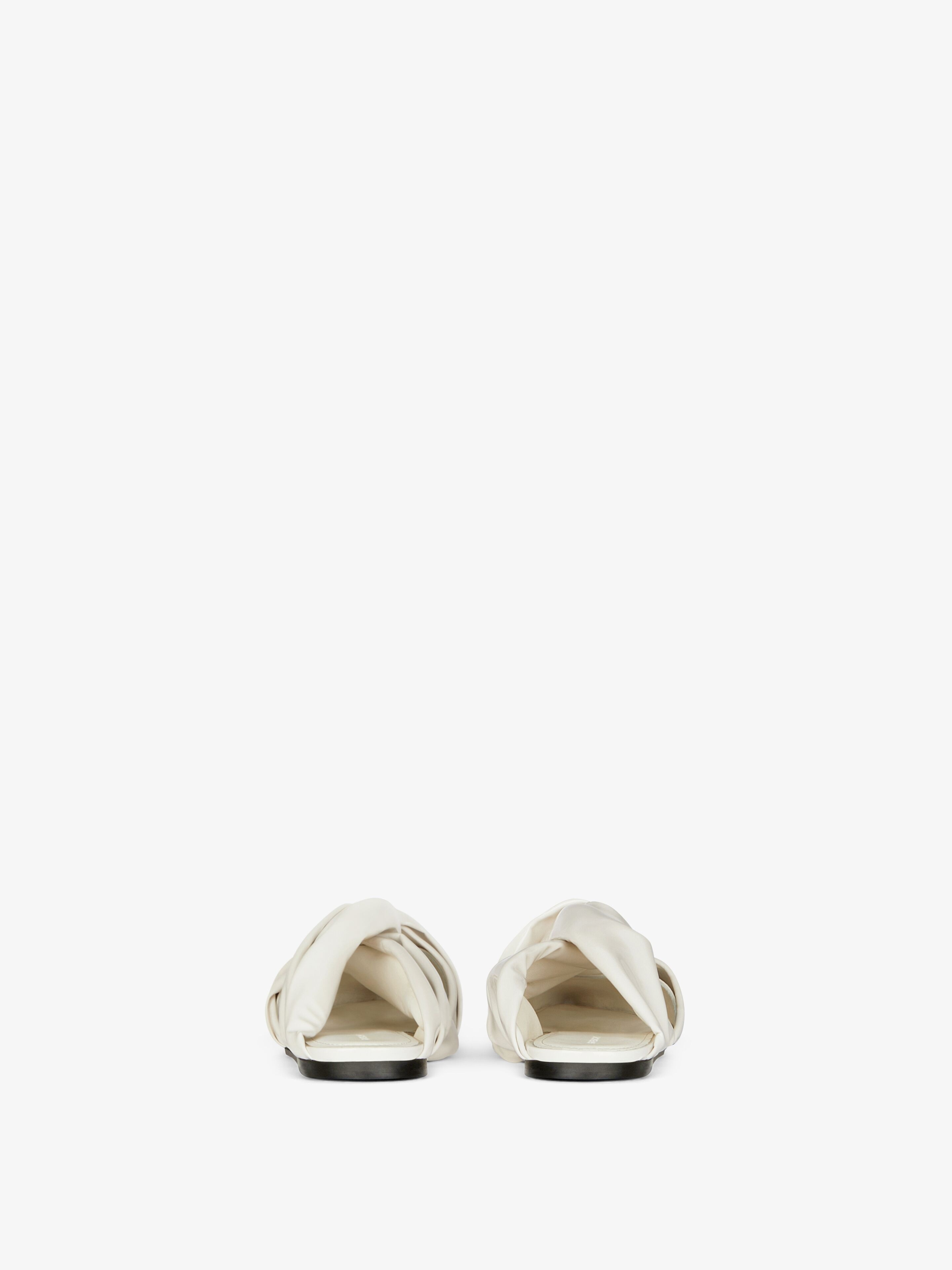 TWIST FLAT MULES IN LATEX - 6