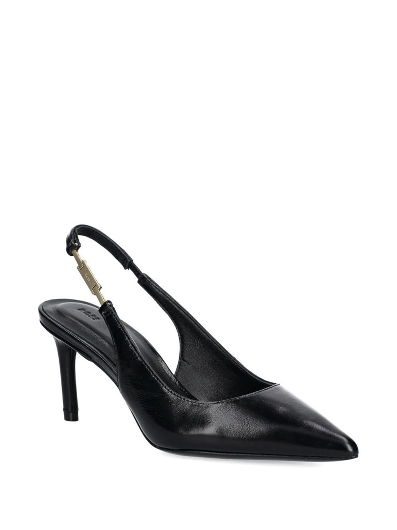 BOSS 75mm slingback pumps outlook