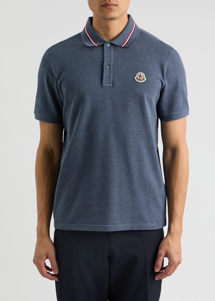 Logo piqué cotton polo shirt - 2