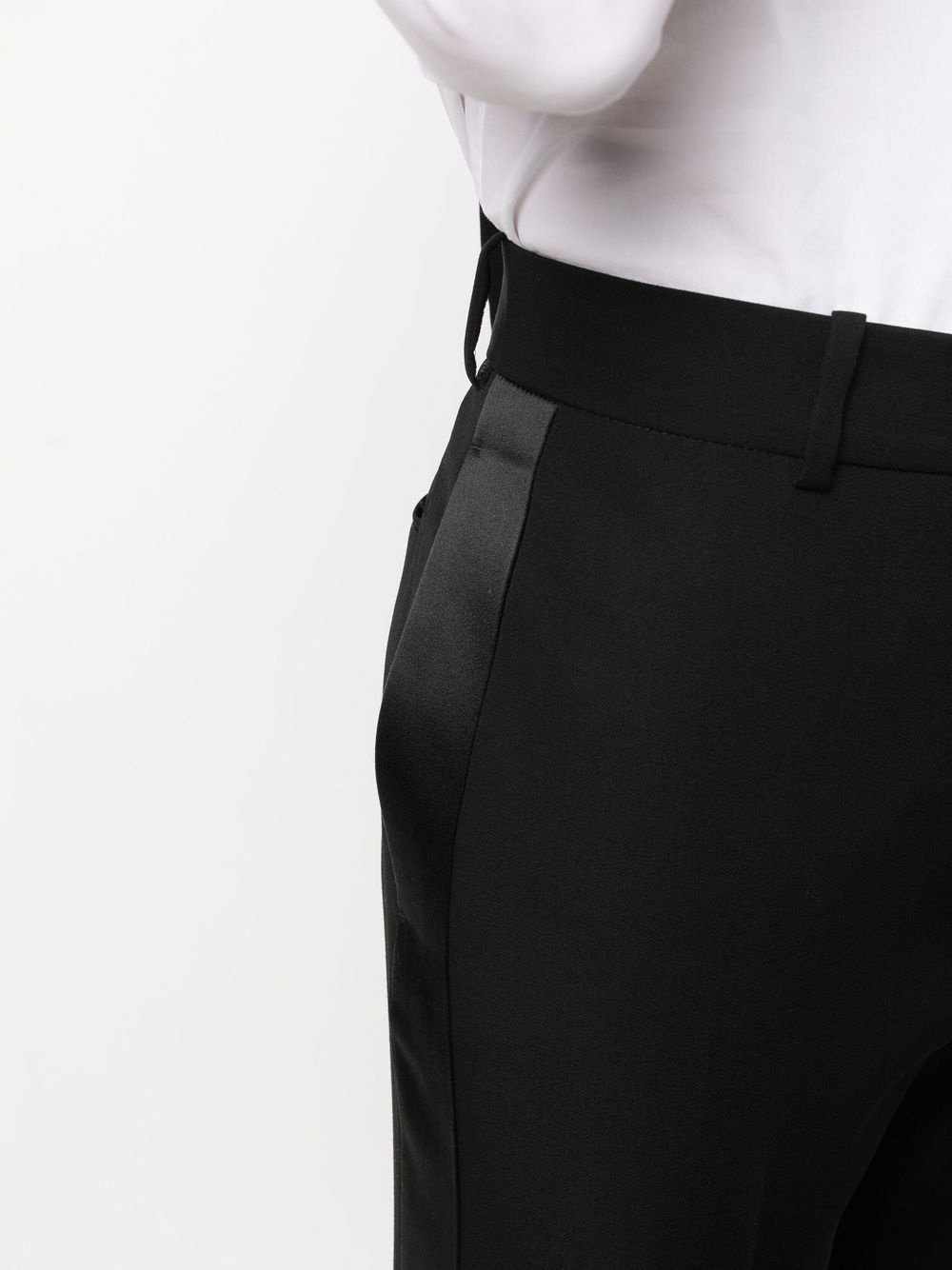 stripe-detail tailored trousers - 5
