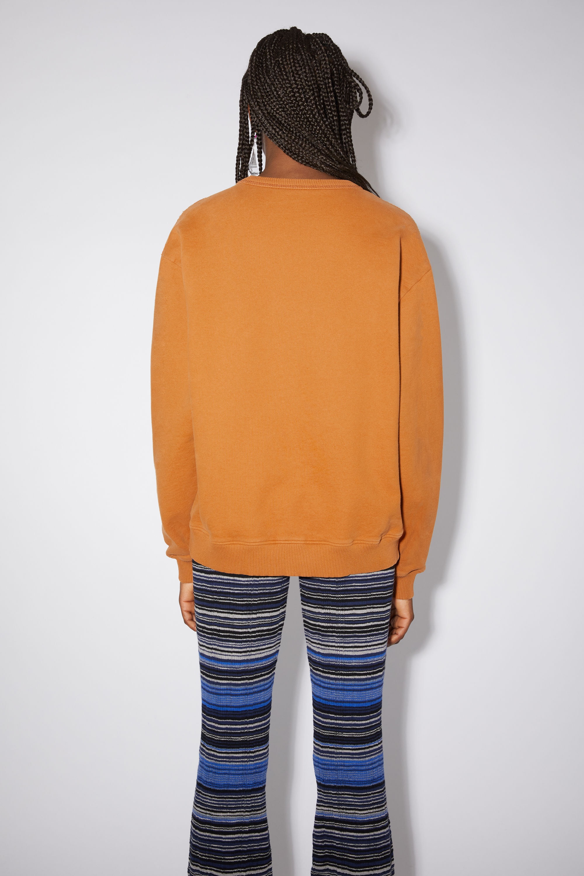 Stamp logo sweatshirt - Burnt orange - 3