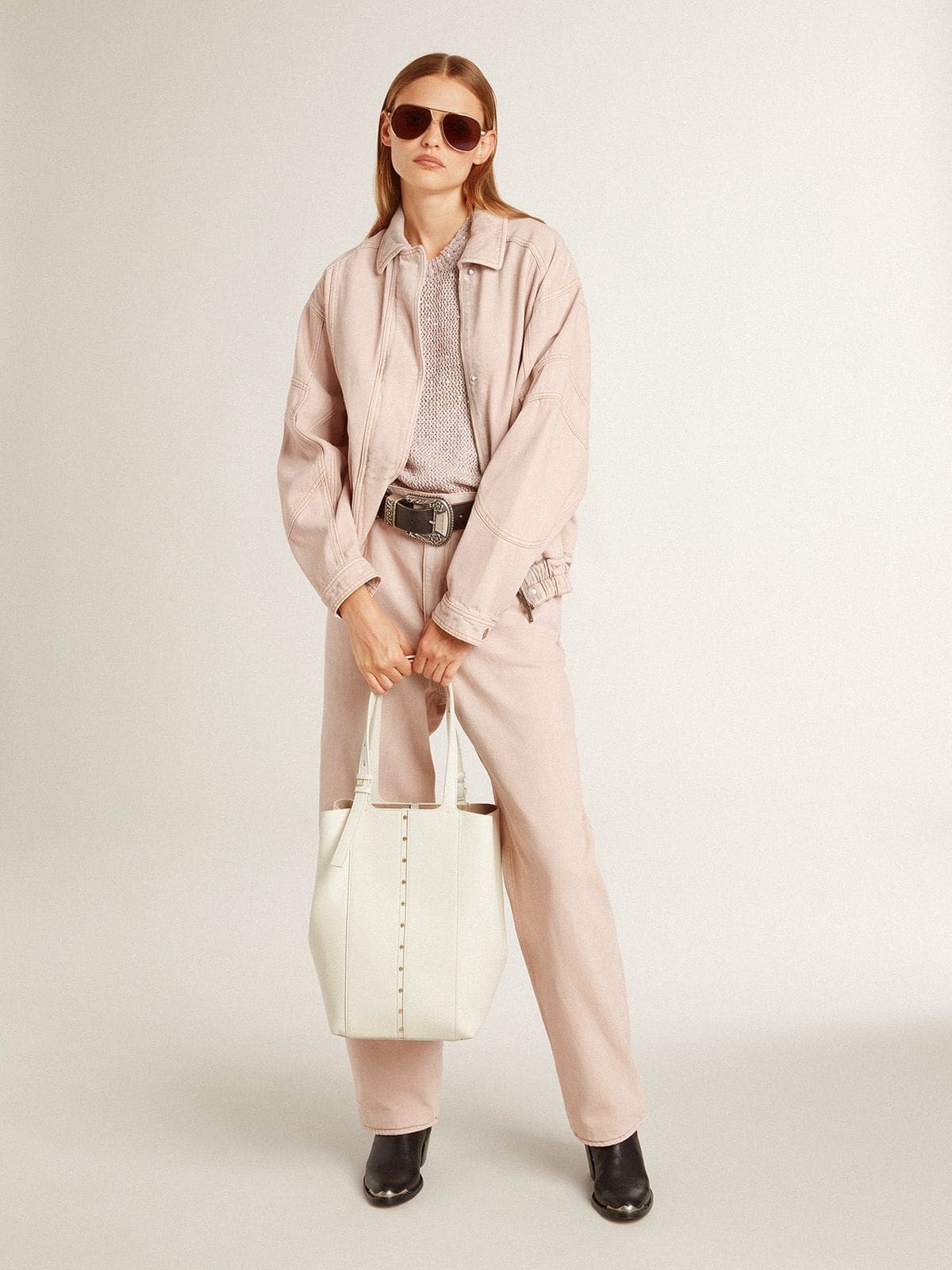 Women's pink jeans - 3