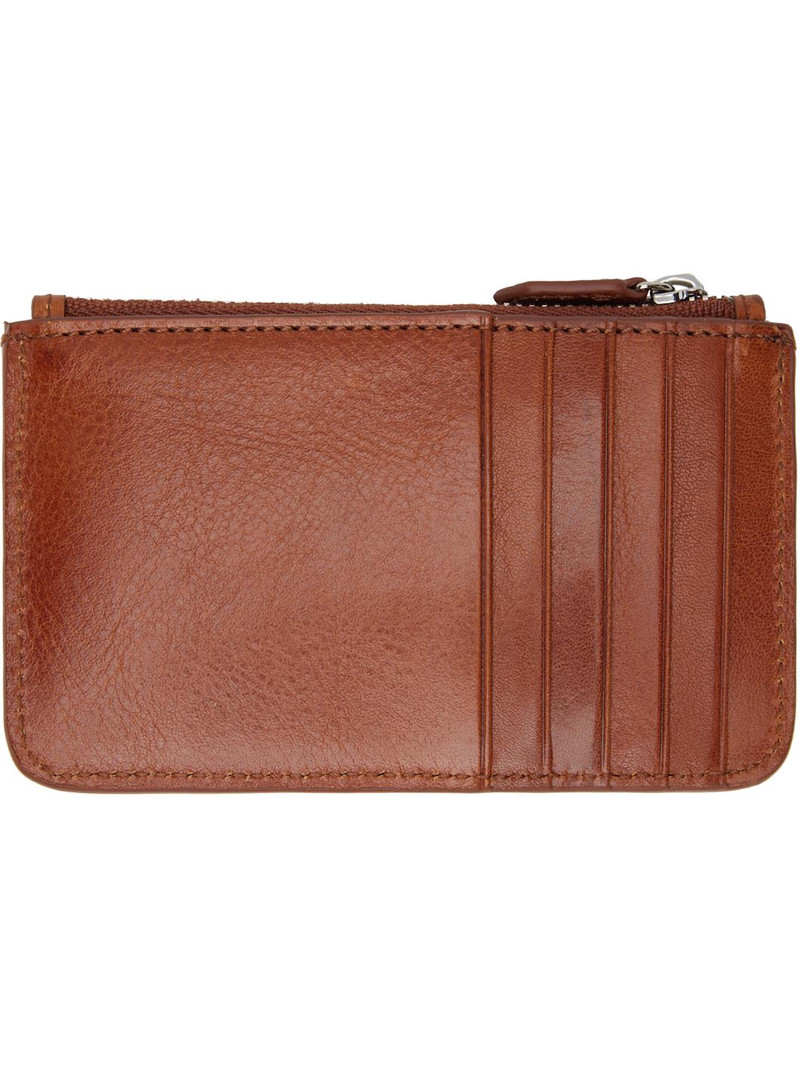 Vivienne Westwood Tan Half Moon Card Holder outlook