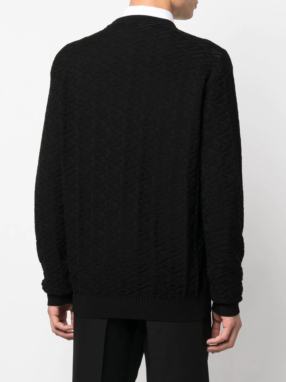 La Greca jacquard wool jumper - 4