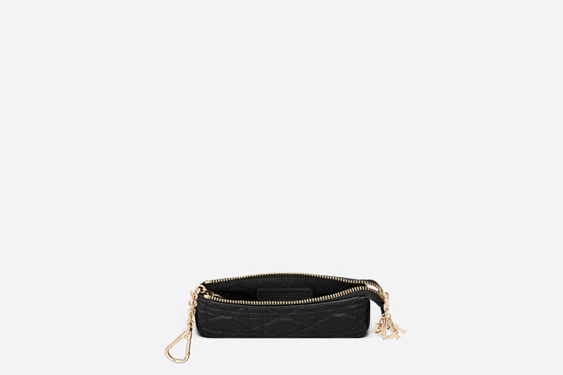 Dior Lady Dior Zipped Key Case outlook