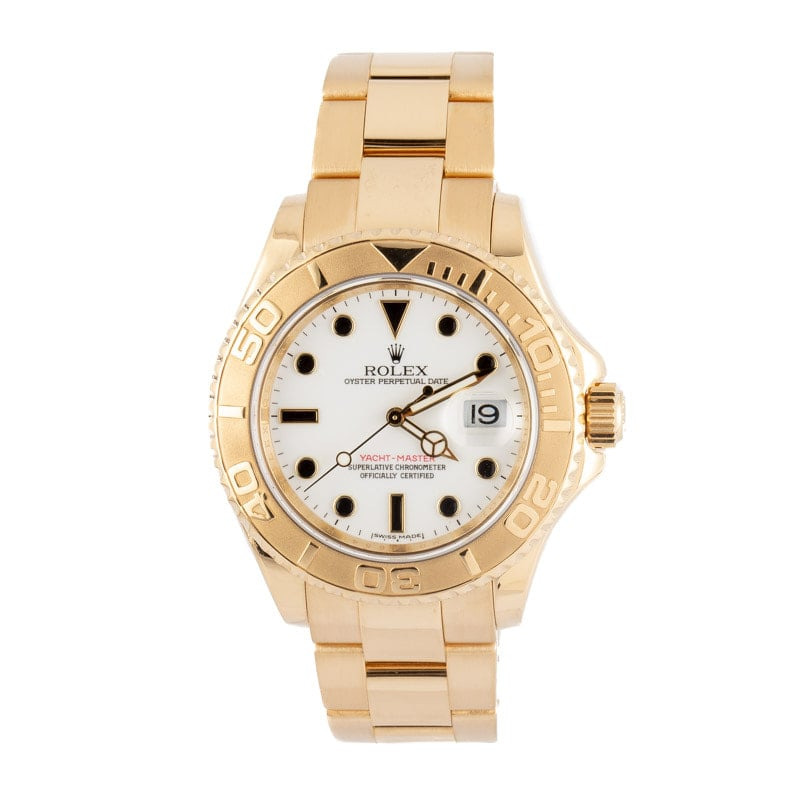 181248 Pre-owned Rolex Yacht-Master 16628 18k Yellow Gold - 2