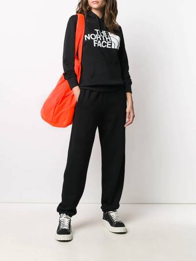 The North Face long-sleeved logo print hoodie outlook