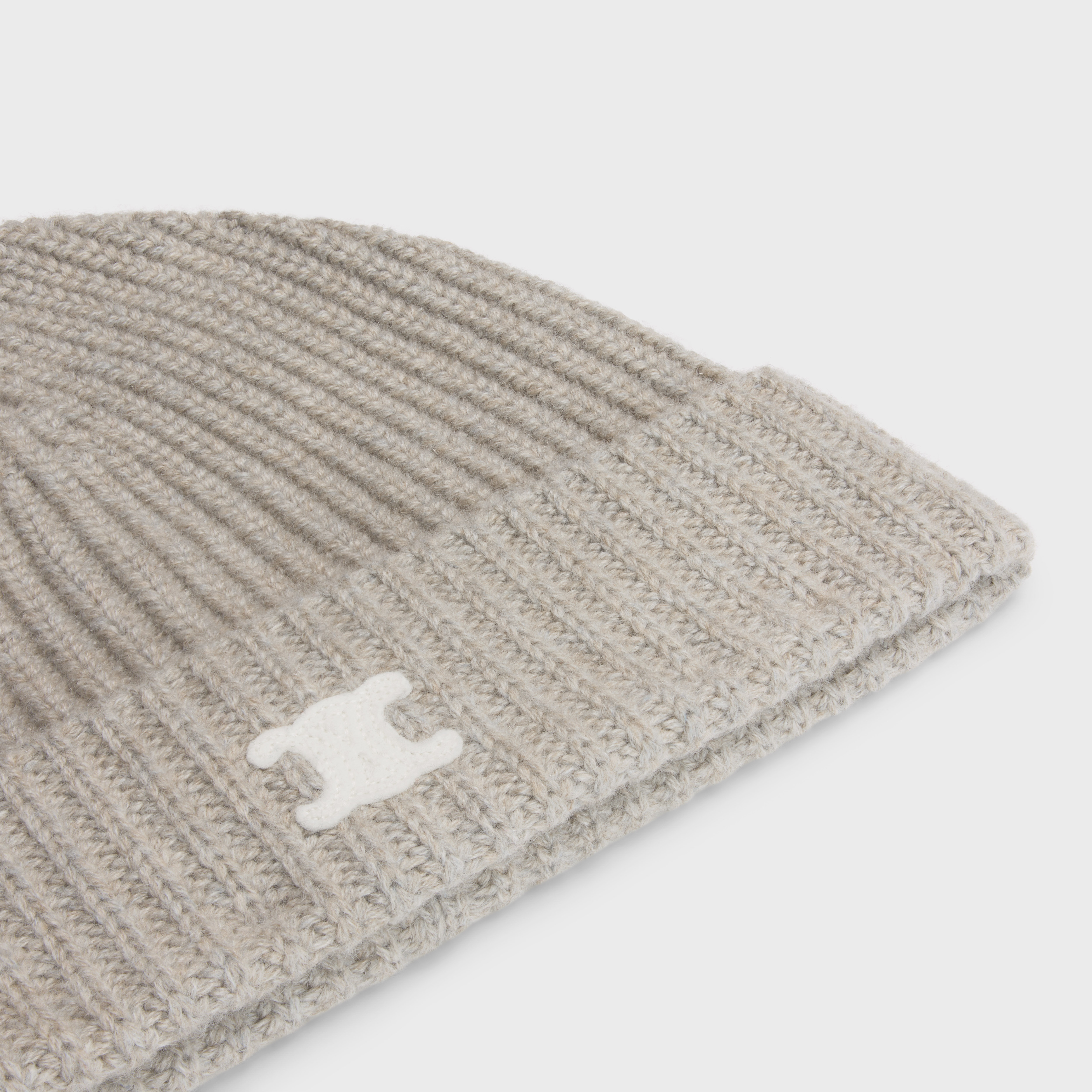 Triomphe beanie in heritage cashmere - 3