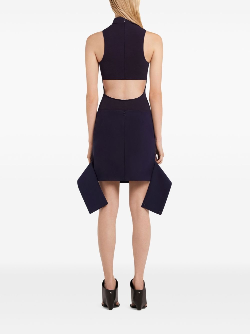 Reversed Belt mini skirt - 4