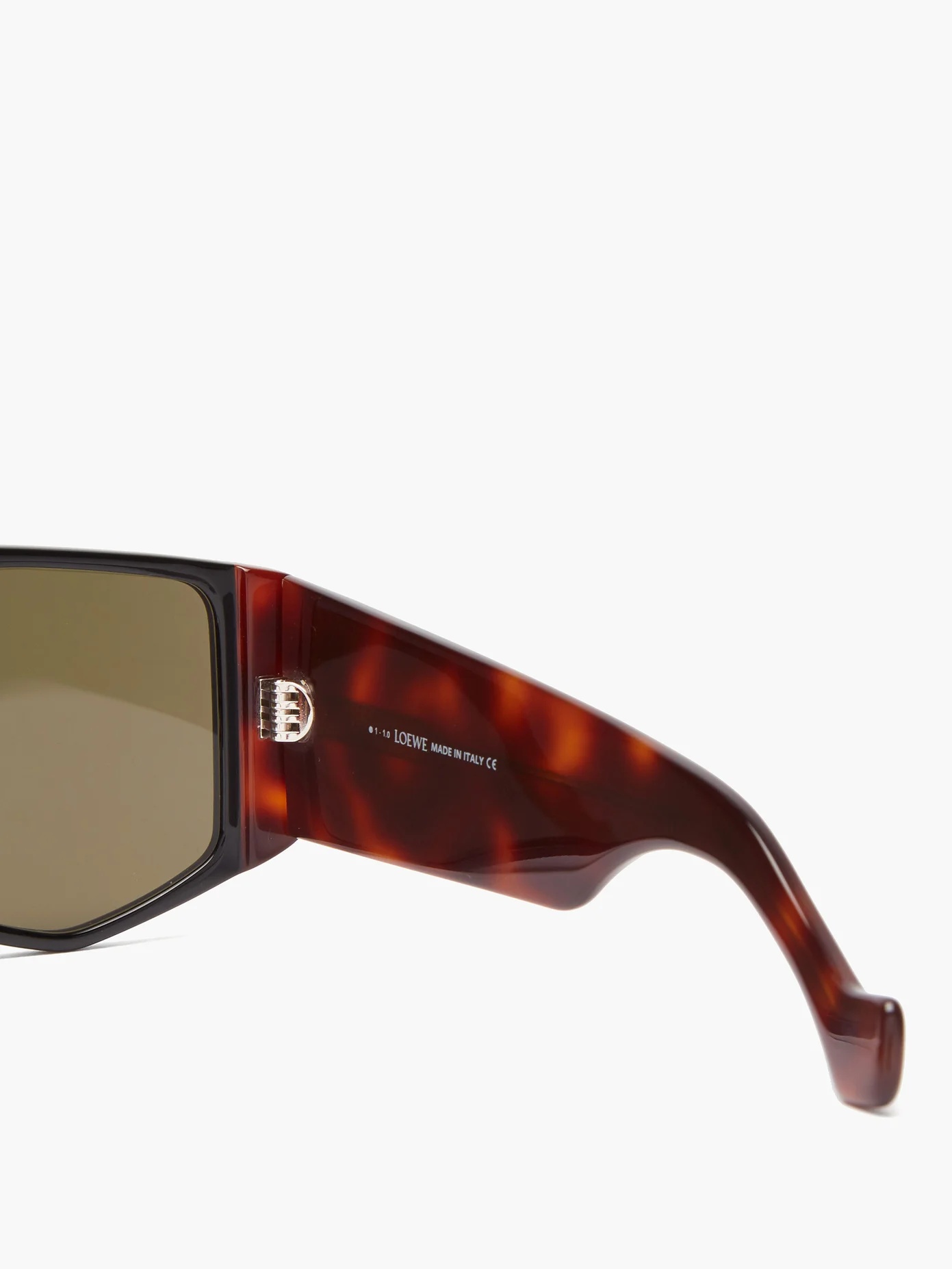 Flat-top acetate sunglasses - 3