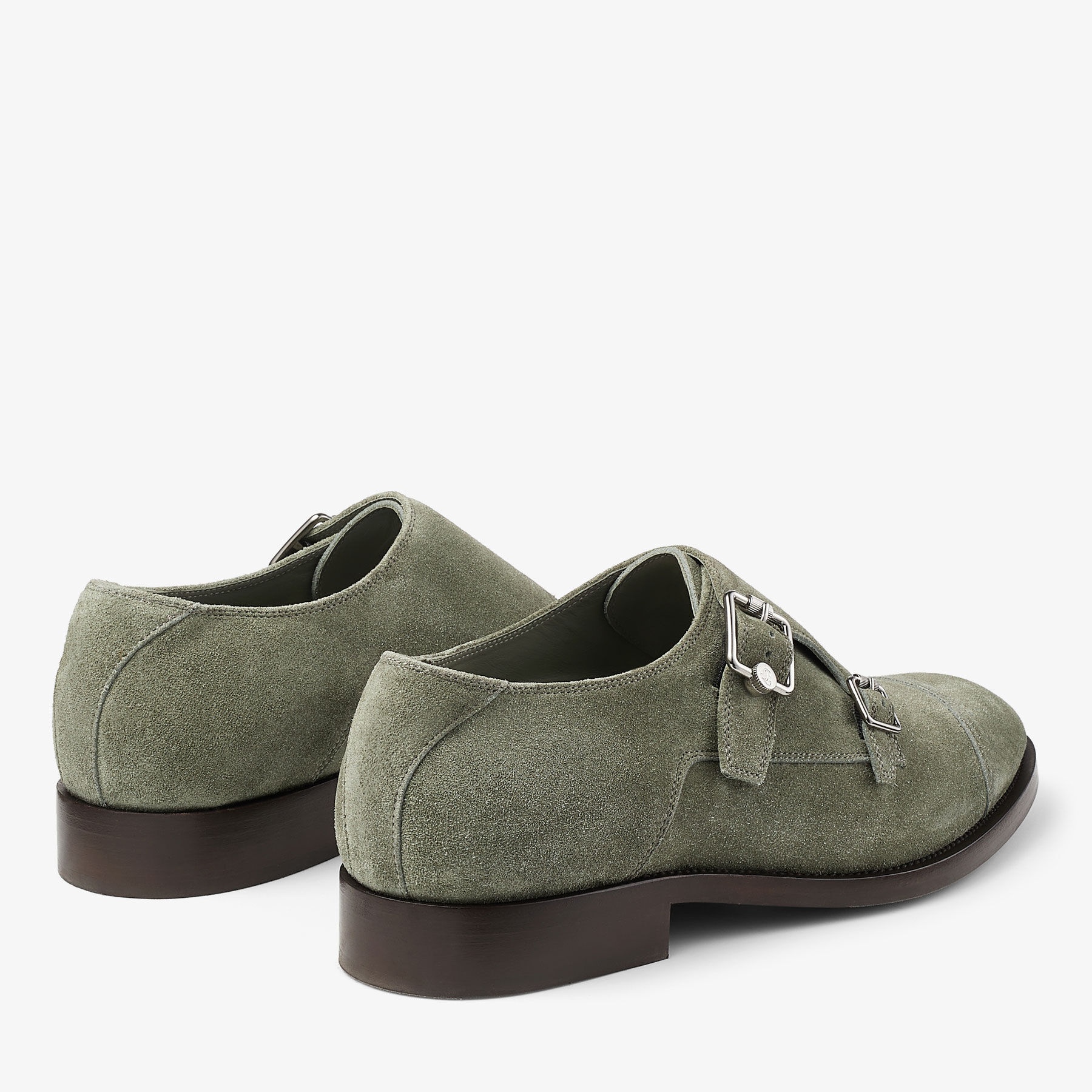 Finnion Monkstrap
Sage Velvet Suede Monk Strap Shoes - 5