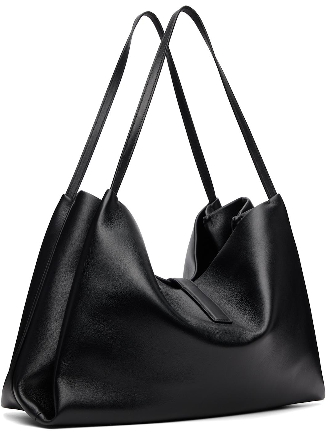 Black XL Calfskin Tote - 3
