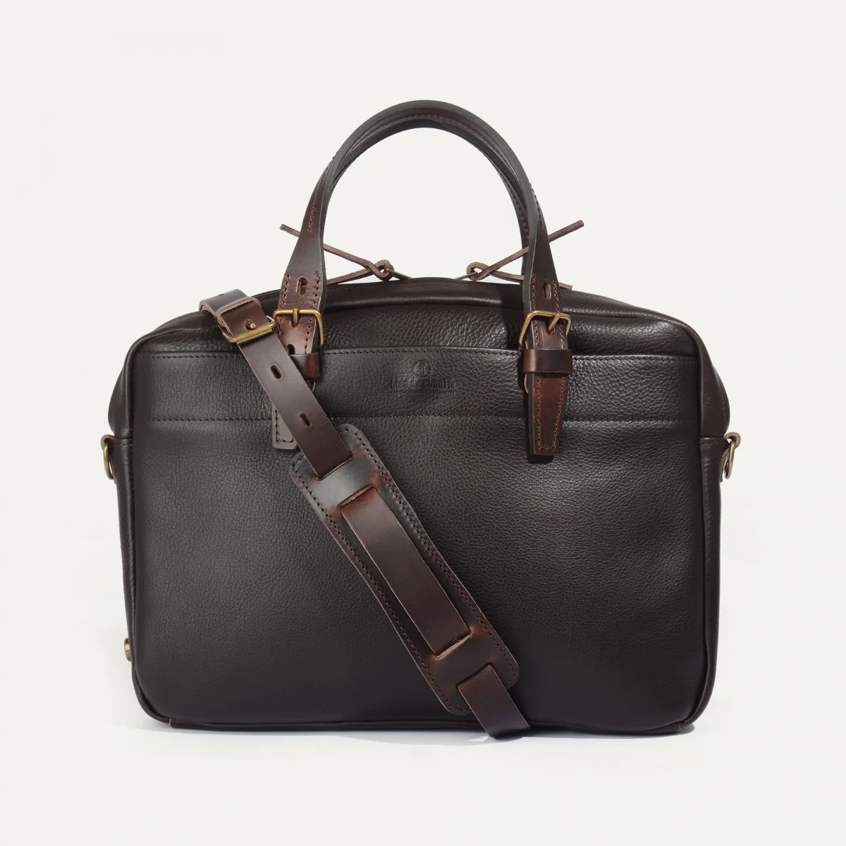 FOLDER BUSINESS BAG - DARK BROWN - 1