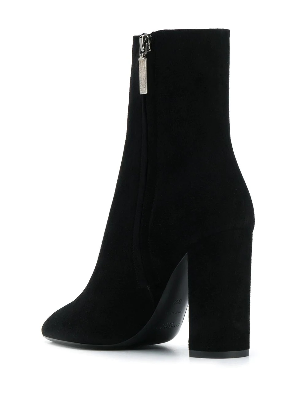 Loulou 95 zip booties - 3