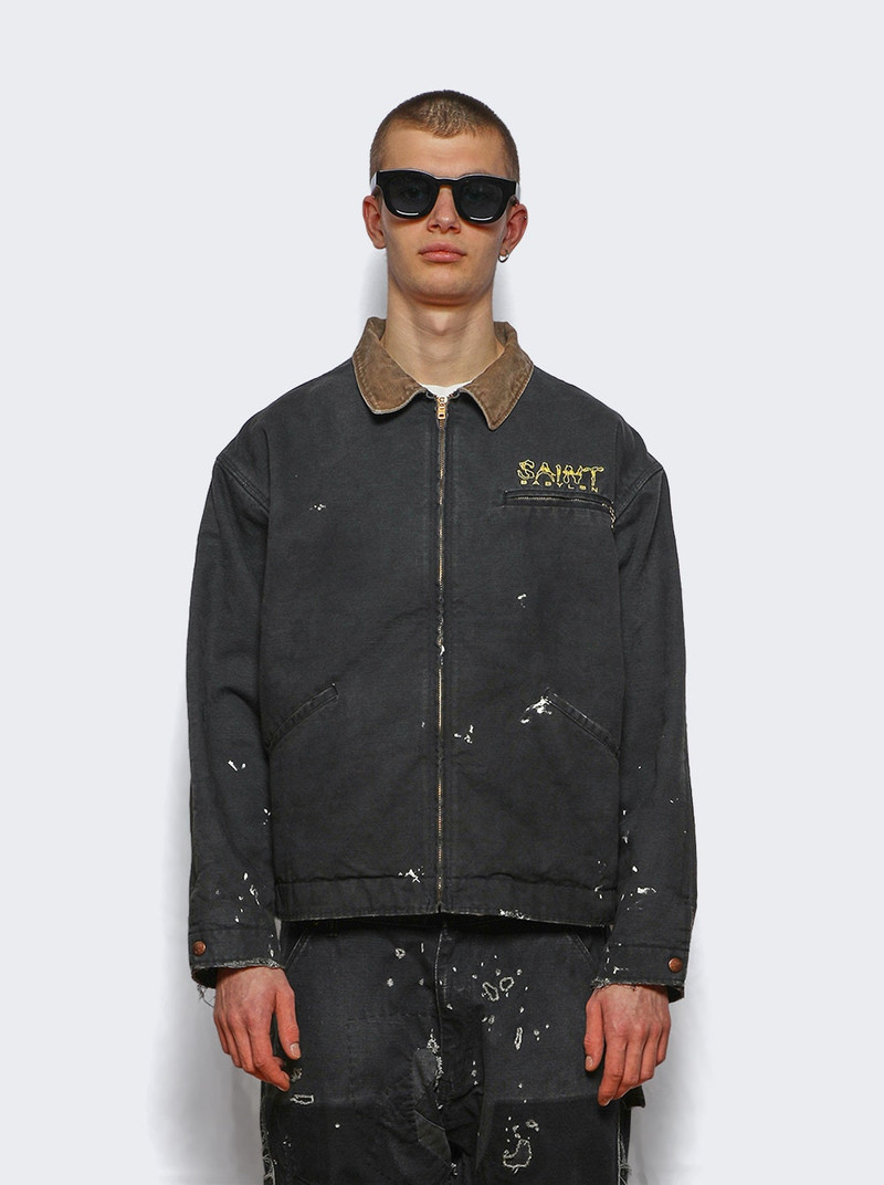 SAINT M×××××× X Babylon Detroit Jacket Black outlook