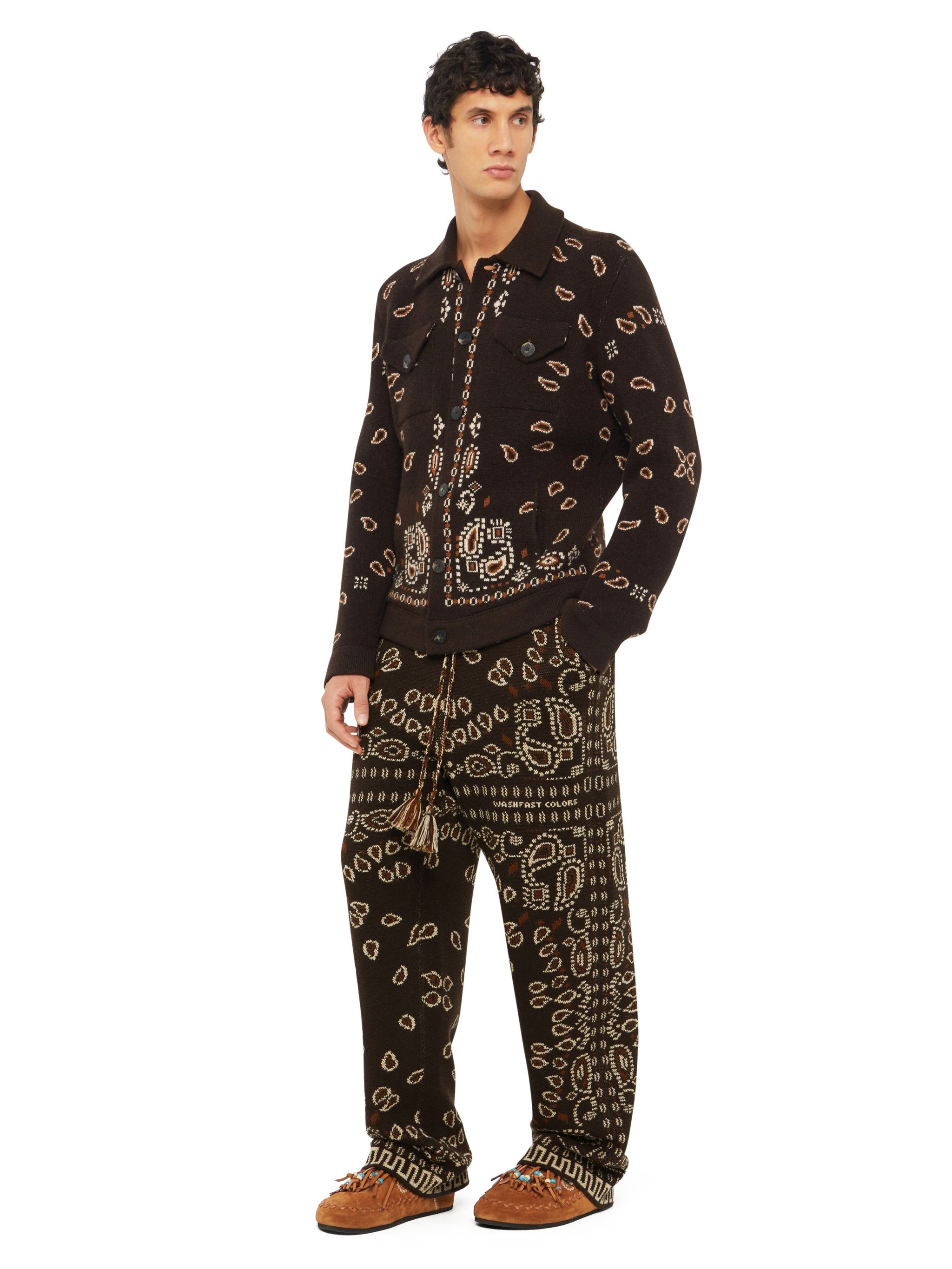 Bandana Piqué Jacquard Pants - 2