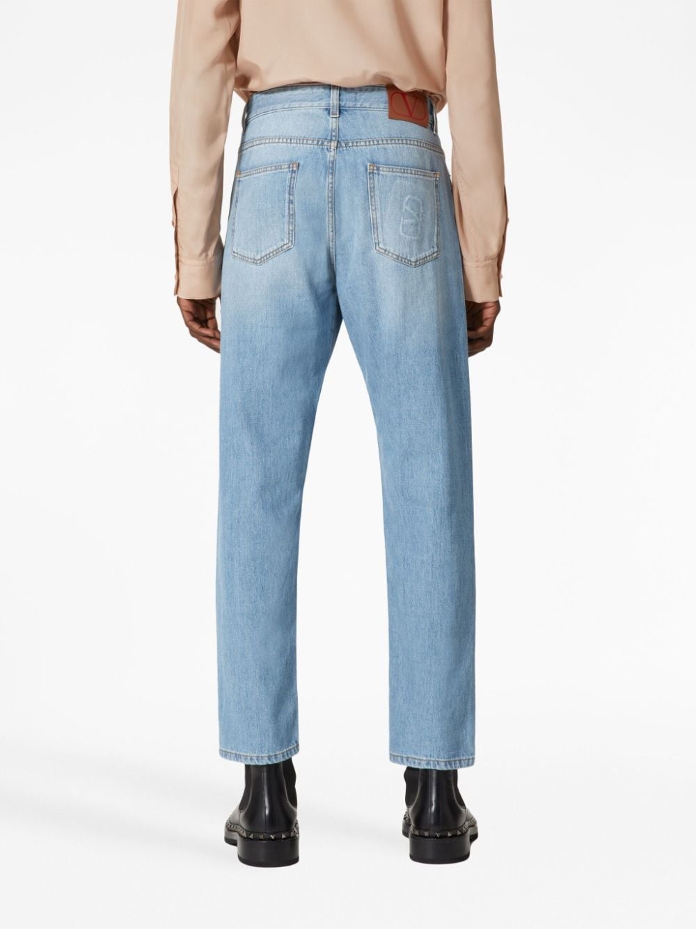 VLogo Signature straight-cut jeans - 4
