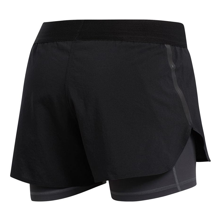 (WMNS) adidas Alphaskin Two-in-One Shorts Asia Sizing 'Black' FJ7130 - 2