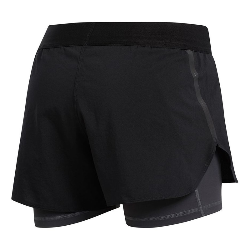 adidas (WMNS) adidas Alphaskin Two-in-One Shorts Asia Sizing 'Black' FJ7130 outlook