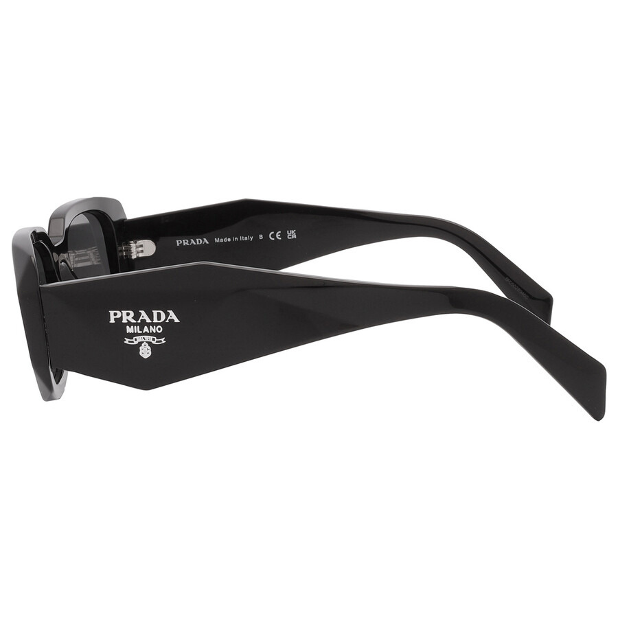 Prada Grey Rectangular Ladies Sunglasses PR 17WS 1AB5S0 49 - 5