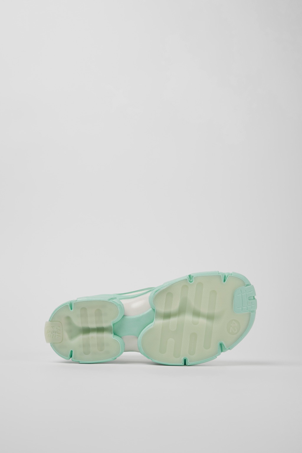 Light green caged sneakers - 5