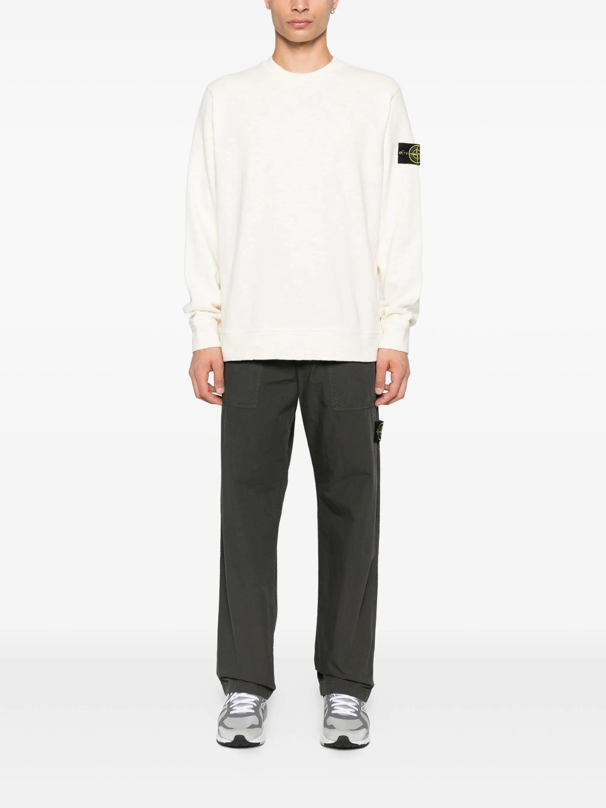 Stone Island 6100053 Patch-pocket Cotton Sweater - 4