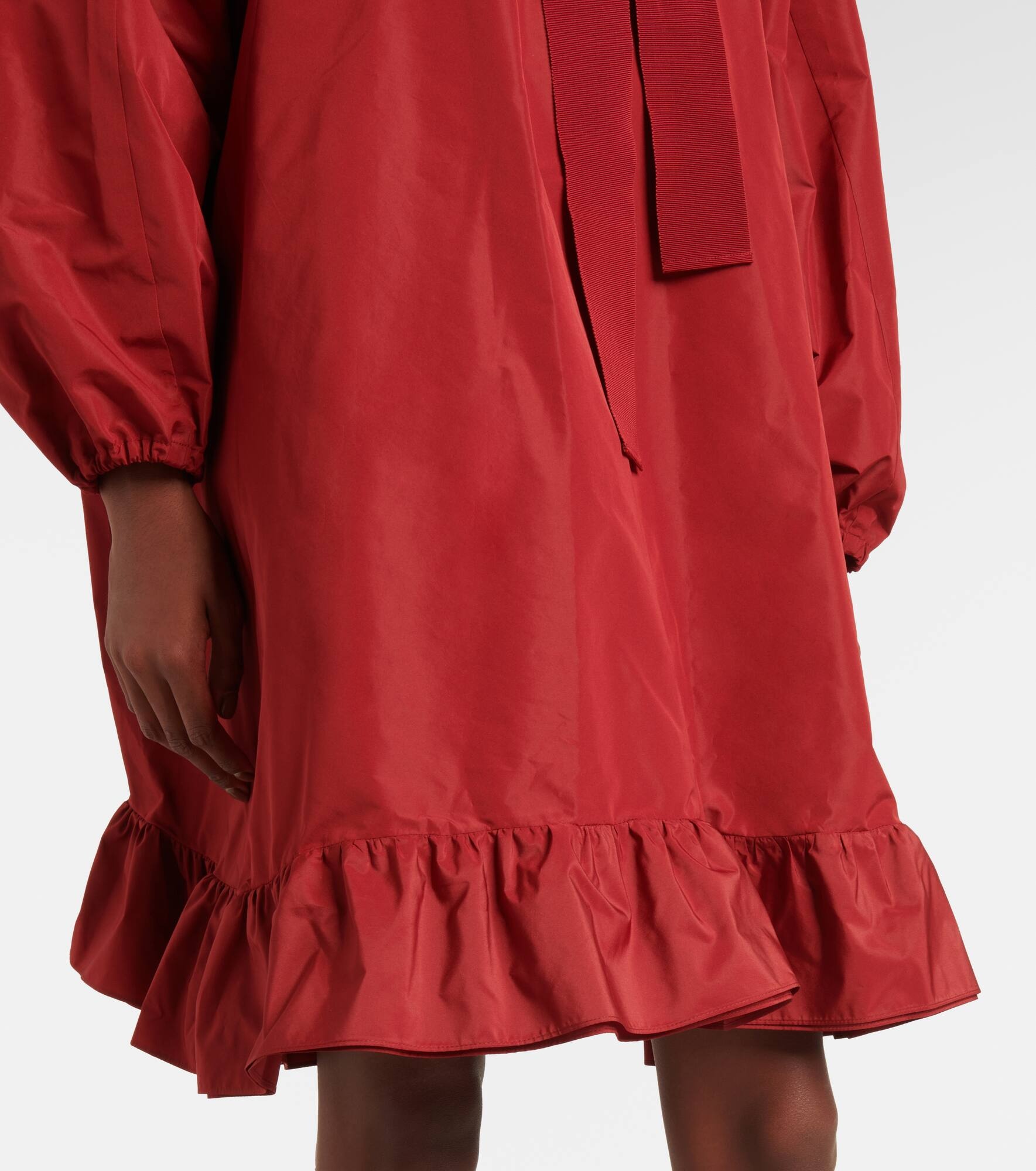 Frill ruffled midi dress - 5