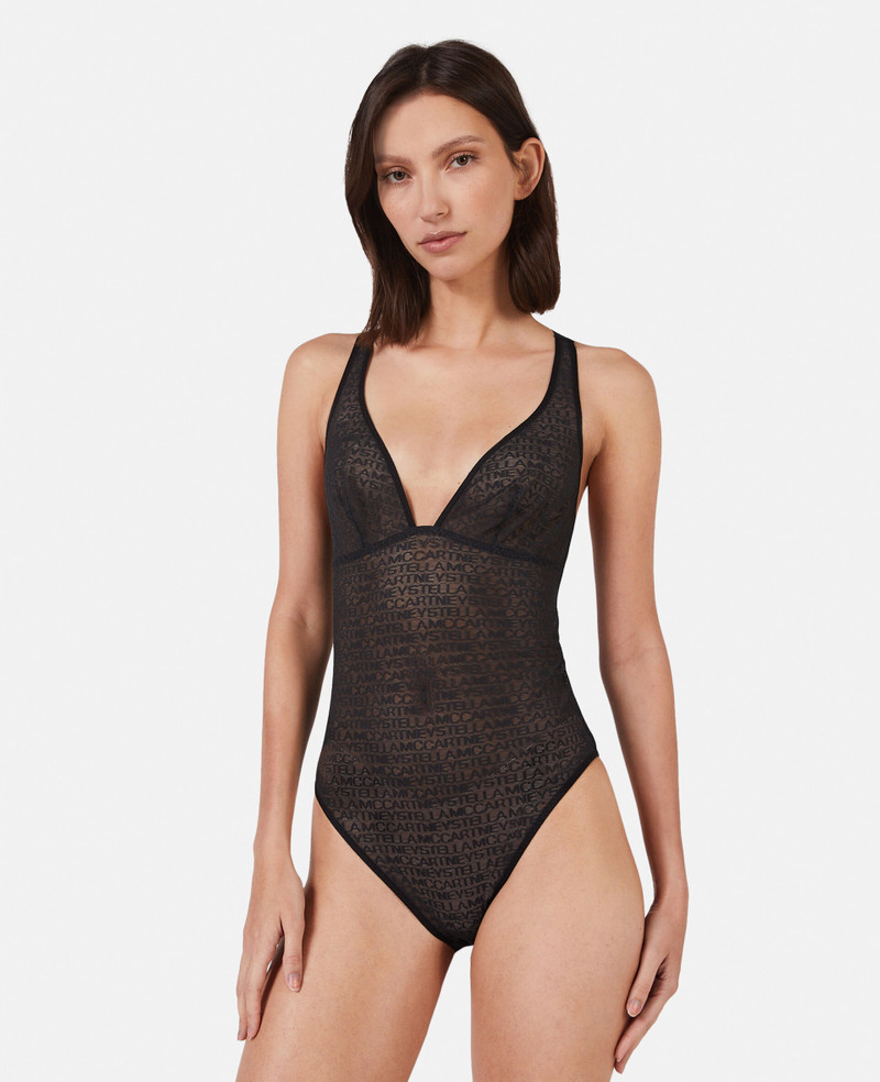 Stella McCartney Monogram Mesh Bodysuit outlook