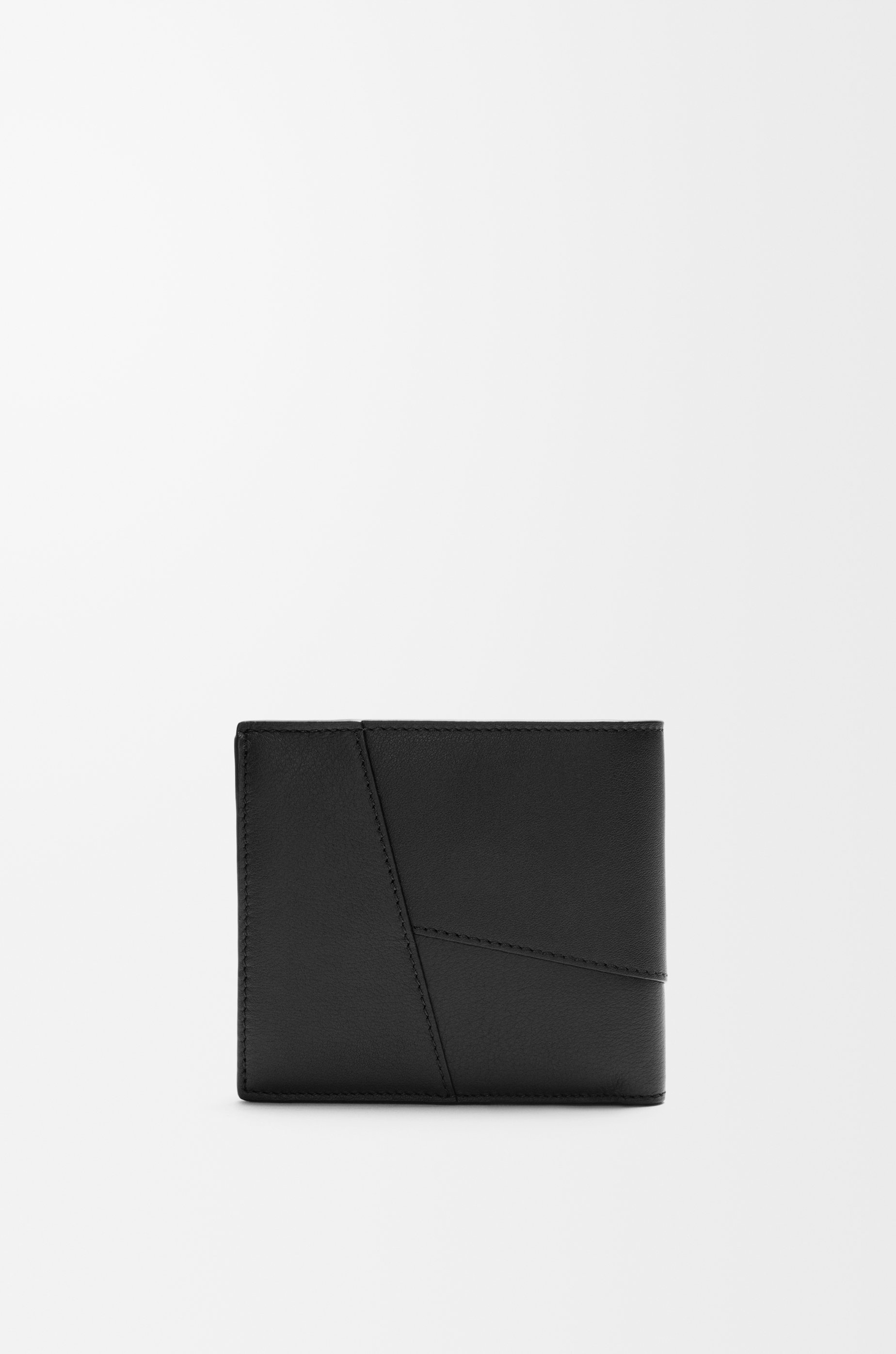 Puzzle bifold coin wallet in classic calfskin - 4