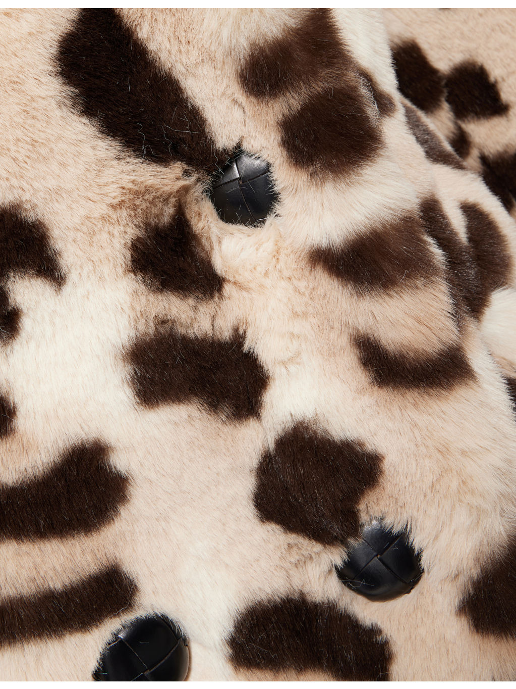 Leopard Double-Breasted Faux-Fur Coat - 6