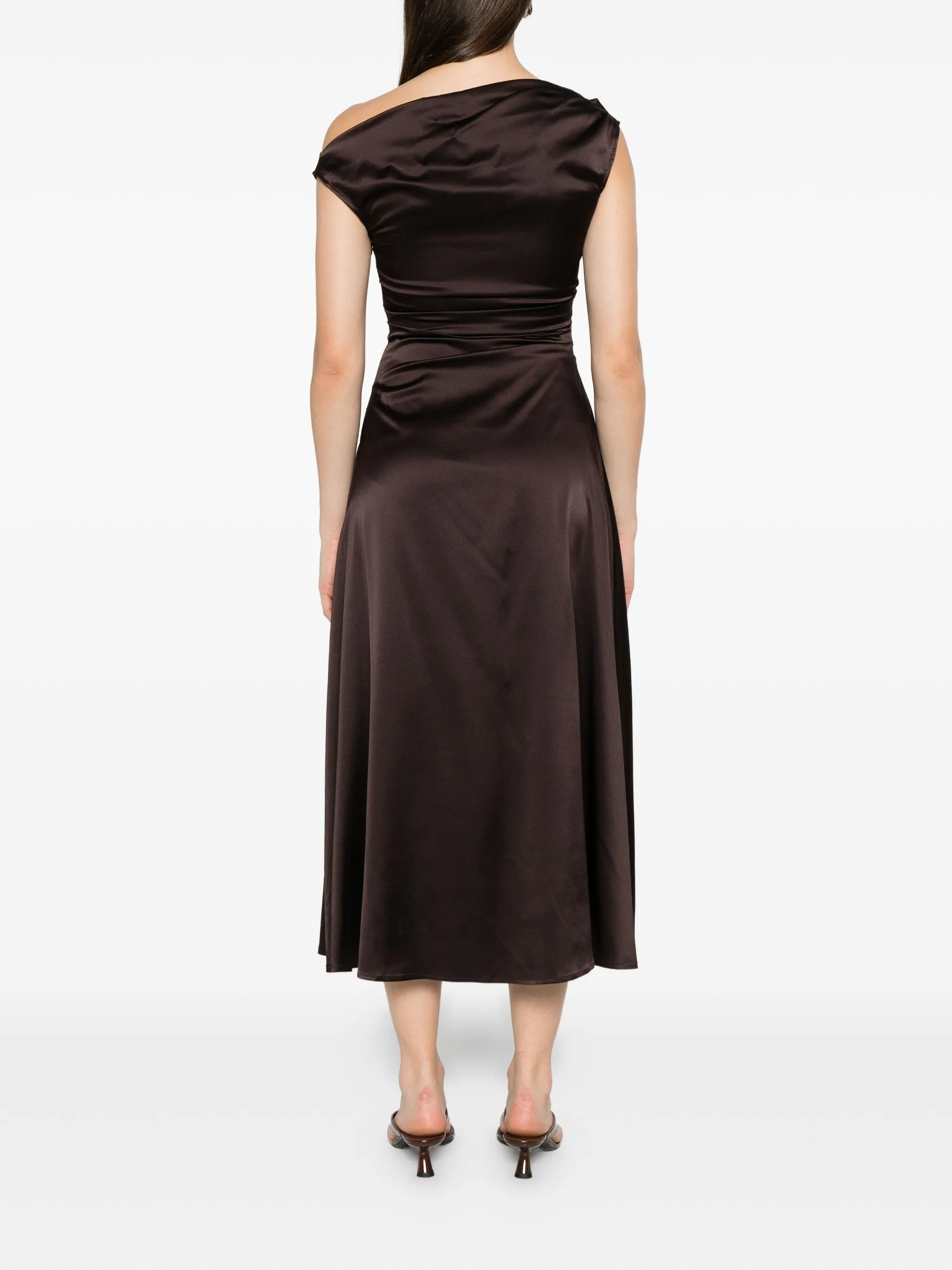 Staud Cowl-neck Draped Dress - 4