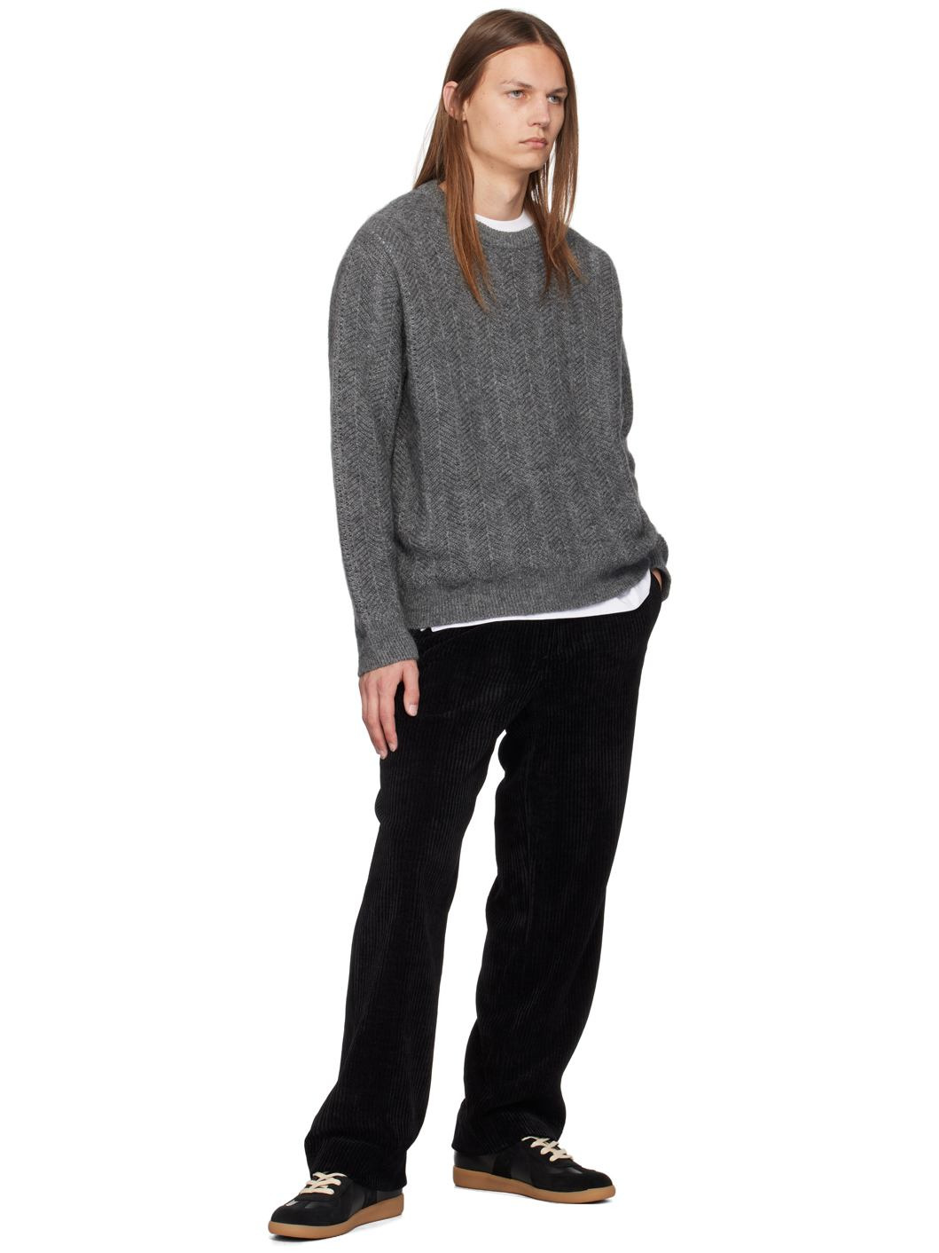 Gray Crewneck Sweater - 4