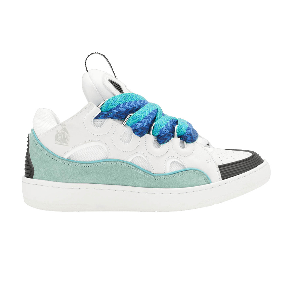 Lanvin Wmns Curb Sneakers 'White Green' - 1