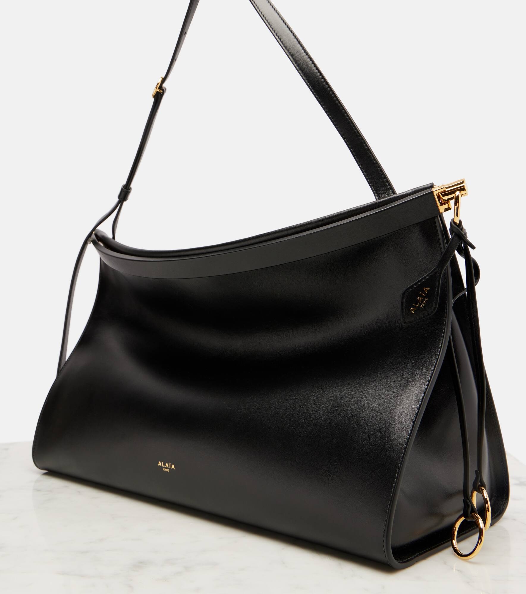 Le Click Large leather shoulder bag - 6