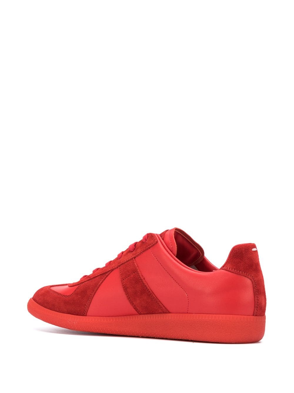 panelled low-top sneakers - 3