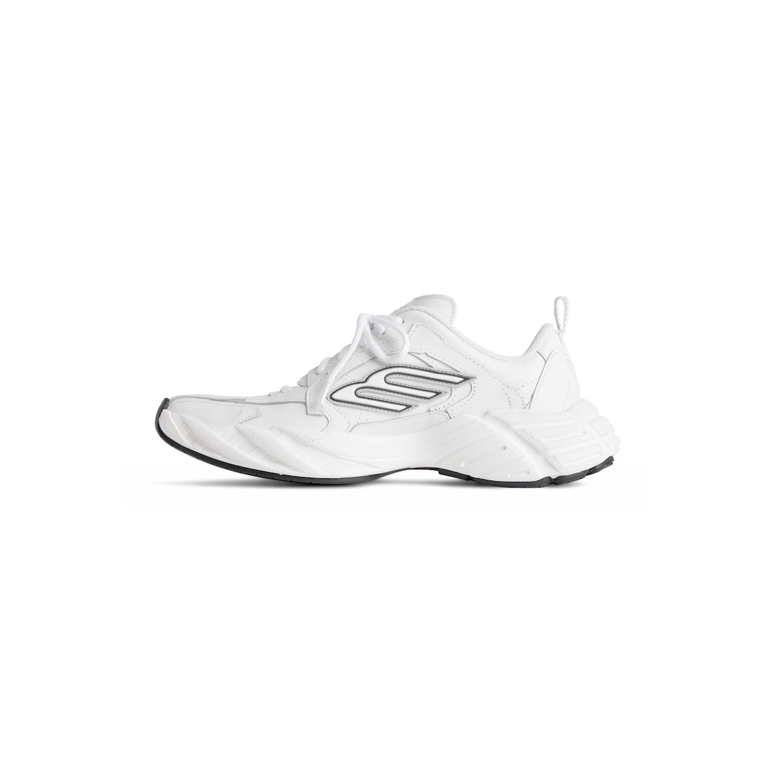 Men's Monday Shoe in White/black/grey - 4